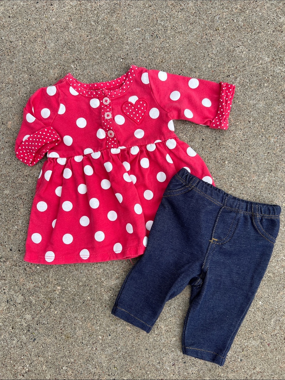 CARTERS Mixed Baby Girls Clothing Bundle of 13- Pink, Yellow, Denim Pieces - Picture 3 of 5